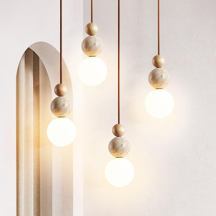 Skandynawska lampa sufitowa w stylu nordyckim vintage