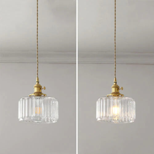 Antyczna lampa wisząca w stylu retro