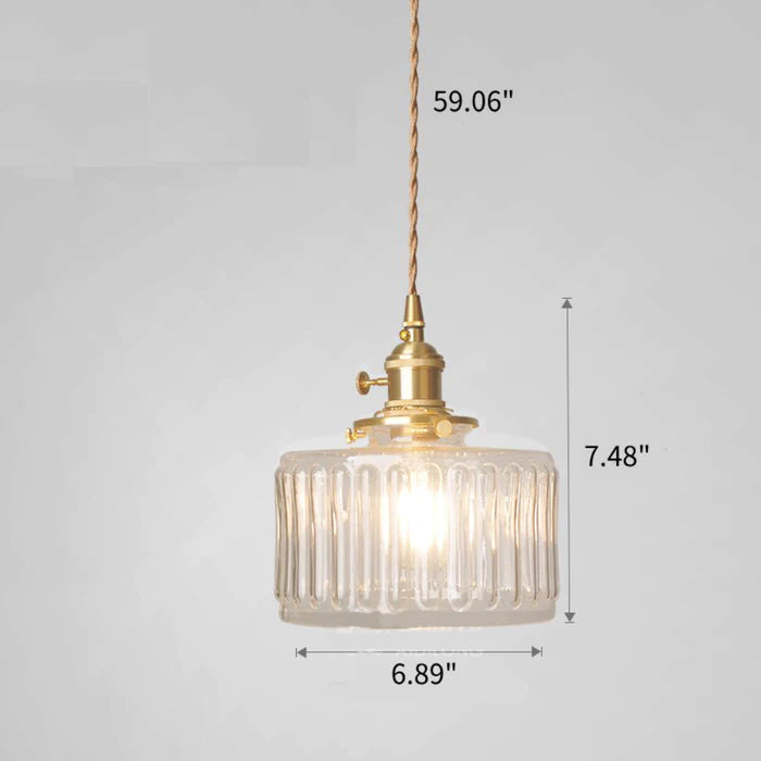 Antyczna lampa wisząca w stylu retro