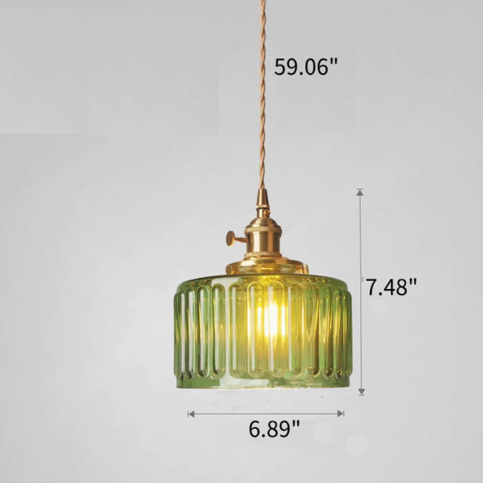 Antyczna lampa wisząca w stylu retro