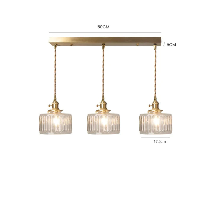 Antyczna lampa wisząca w stylu retro