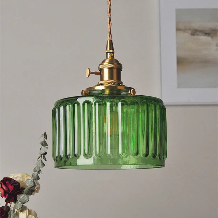 Antyczna lampa wisząca w stylu retro