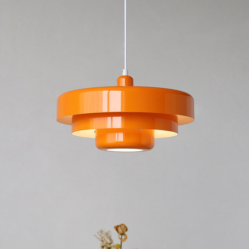 Nowoczesna lampa wisząca warstwowa