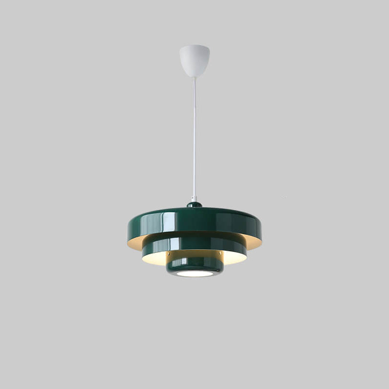 Nowoczesna lampa wisząca warstwowa