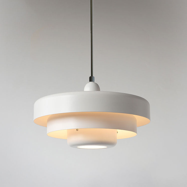 Nowoczesna lampa wisząca warstwowa
