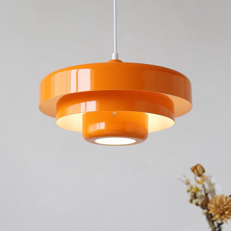 Nowoczesna lampa wisząca warstwowa