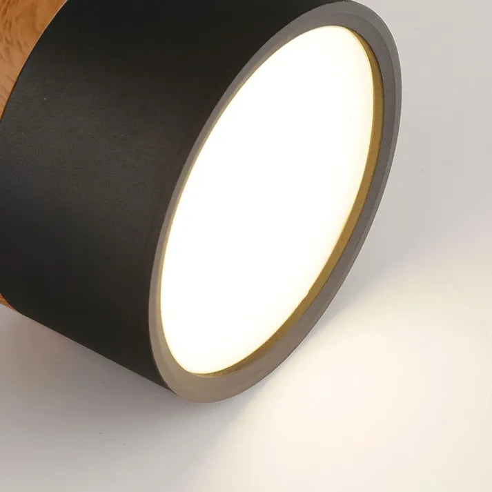 Minimalistyczna cylindryczna lampa sufitowa LED