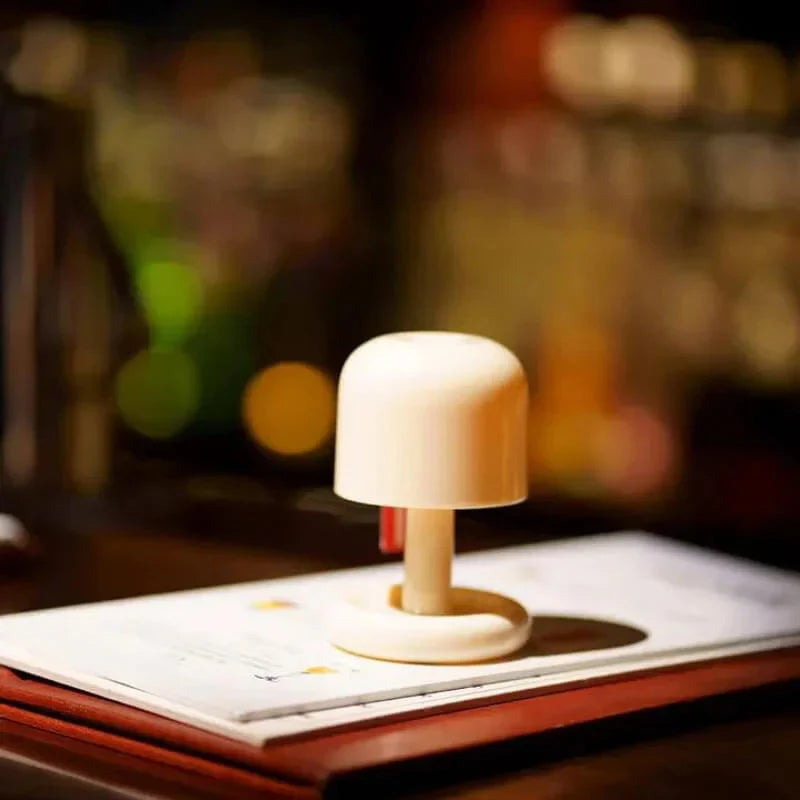 Przenośna miniaturowa lampa stołowa Zachód słońca