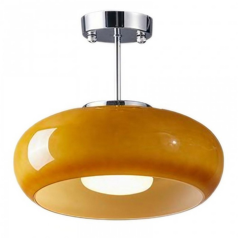 Okrągłe lampy sufitowe w stylu vintage