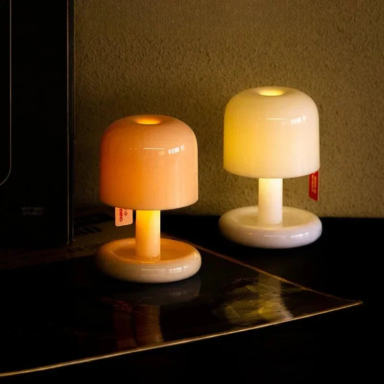 Przenośna miniaturowa lampa stołowa Zachód słońca