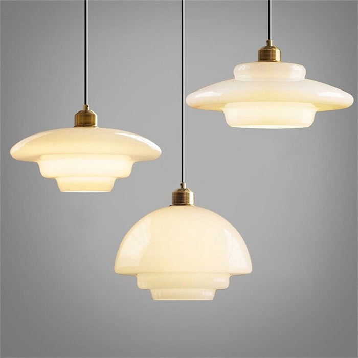 Minimalistyczna Nowoczesna Biała Lampa Wisząca