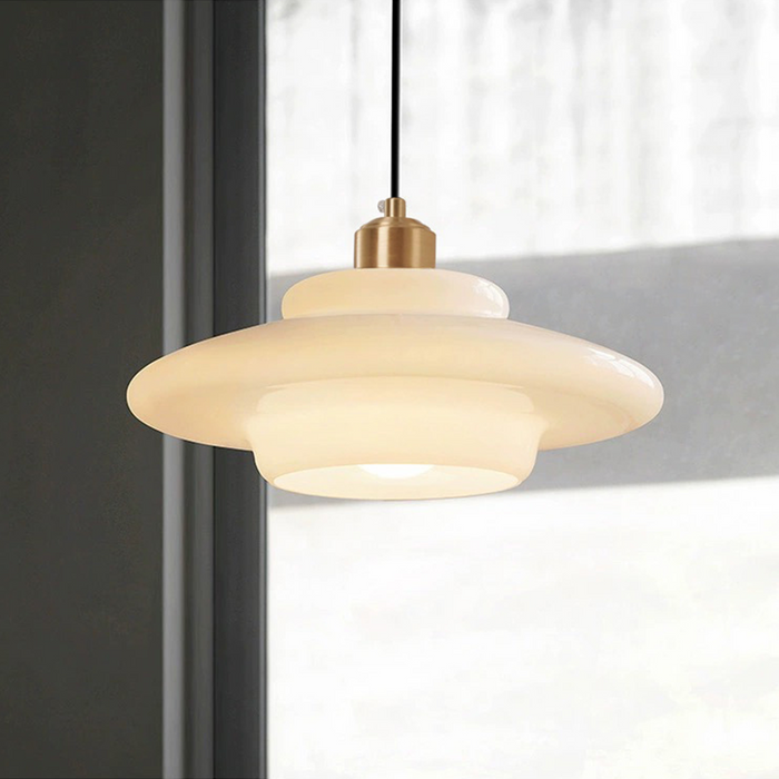 Minimalistyczna Nowoczesna Biała Lampa Wisząca