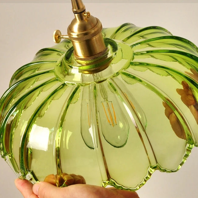 Lampa wisząca w kształcie kwiatów w stylu vintage