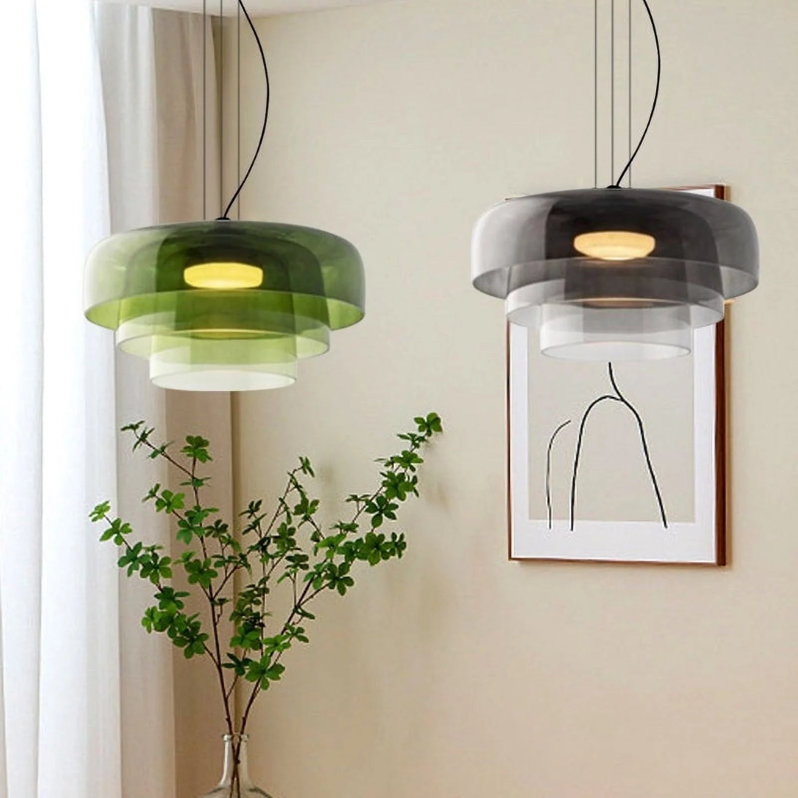 Nowoczesna skandynawska lampa wisząca