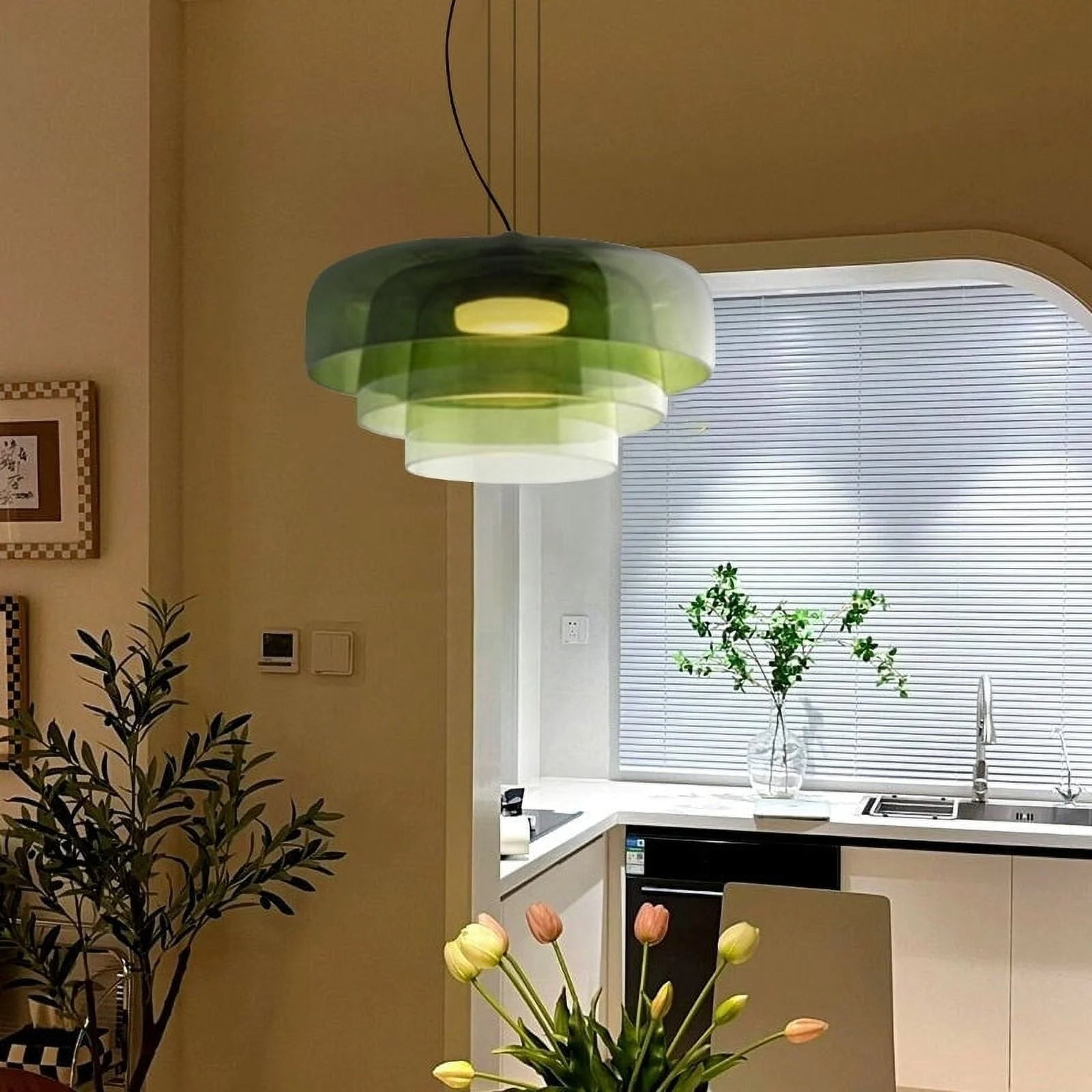 Nowoczesna skandynawska lampa wisząca