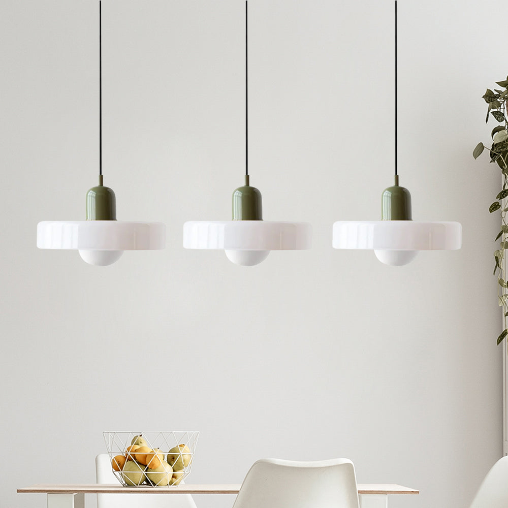 Nowoczesna potrójna lampa wisząca