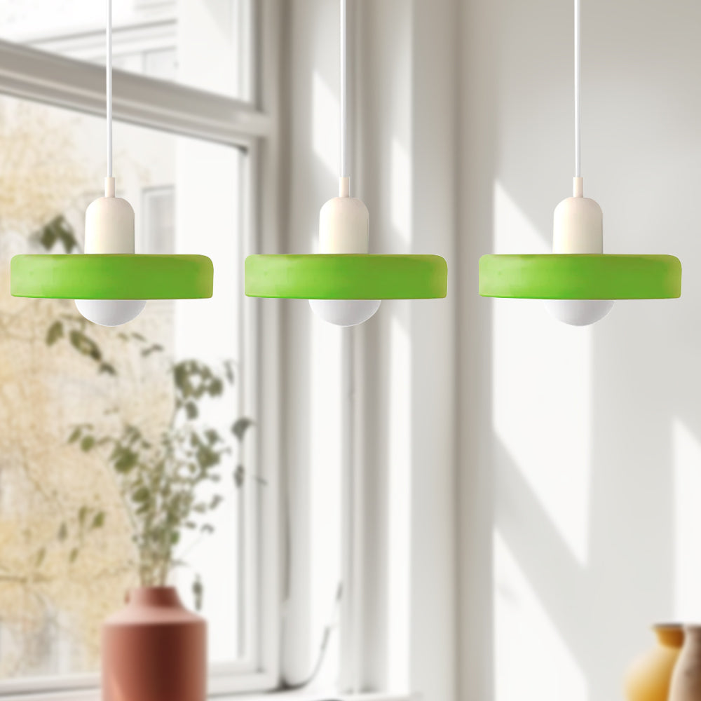 Nowoczesna potrójna lampa wisząca