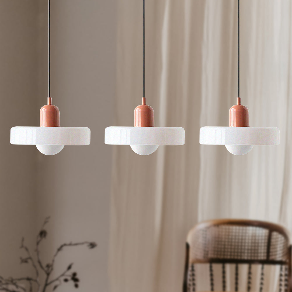 Nowoczesna potrójna lampa wisząca