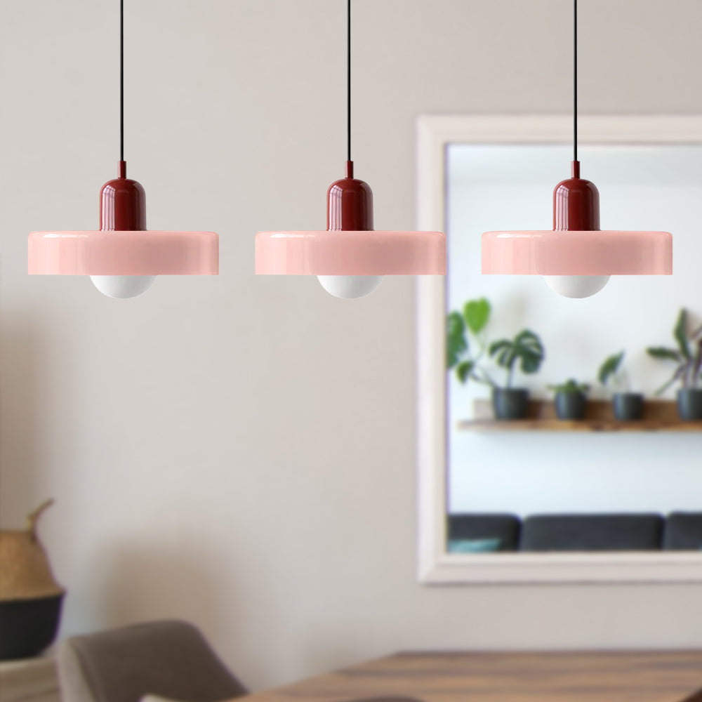 Nowoczesna potrójna lampa wisząca