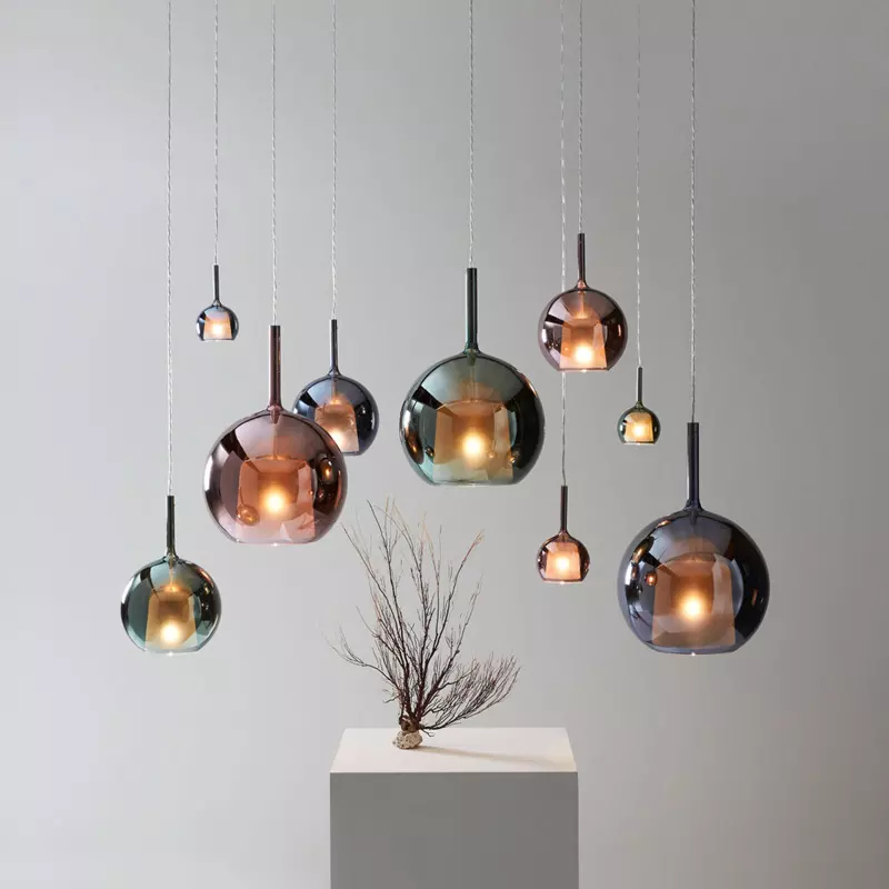 Minimalistyczna lampa wisząca inspirowana stylem skandynawskim