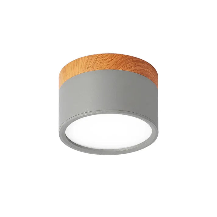 Minimalistyczna cylindryczna lampa sufitowa LED
