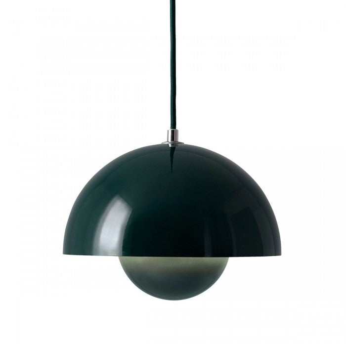 Miniaturowa lampa wisząca z kloszem w pastelowych kolorach