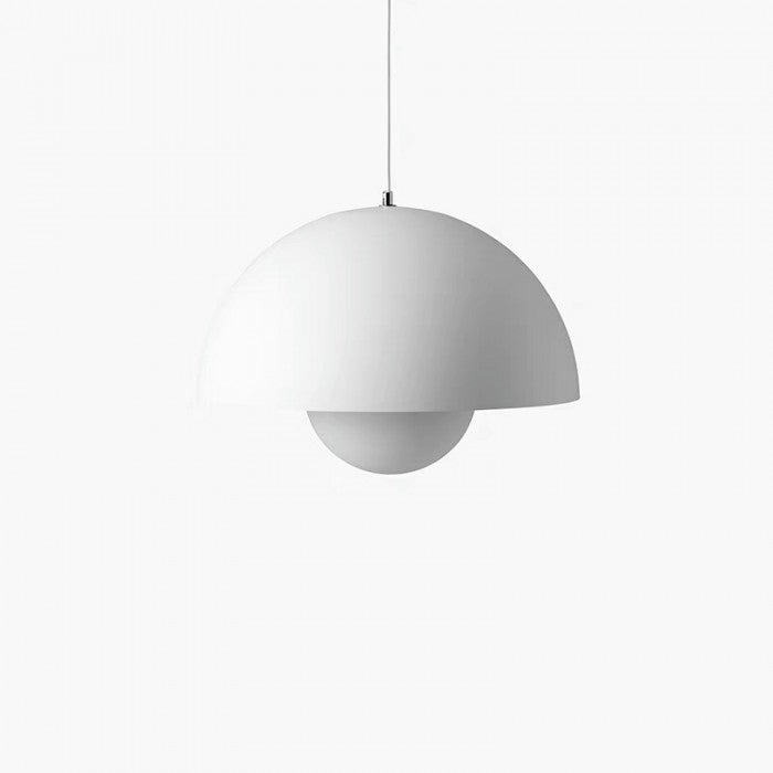 Miniaturowa lampa wisząca z kloszem w pastelowych kolorach