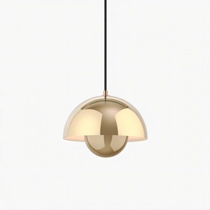 Miniaturowa lampa wisząca z kloszem w pastelowych kolorach