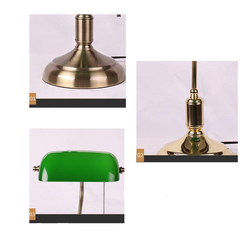 Lampa biurkowa w stylu vintage inspirowanym Europą